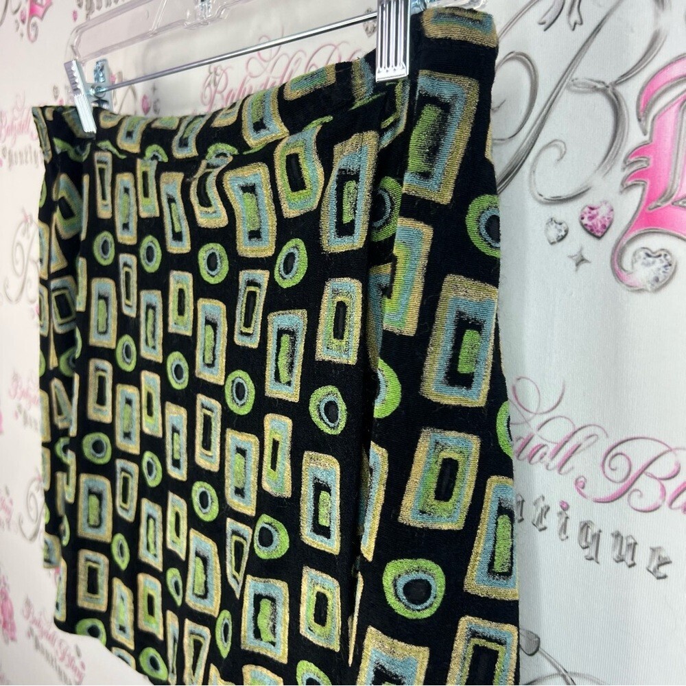 Clientele skort shorts skirt vintage groovy pattern Geometric Patterned Shorts - Picture 3 of 16